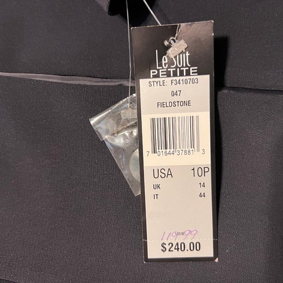 LeSuit Petite Size 10P Fieldstone - Picture 7 of 9